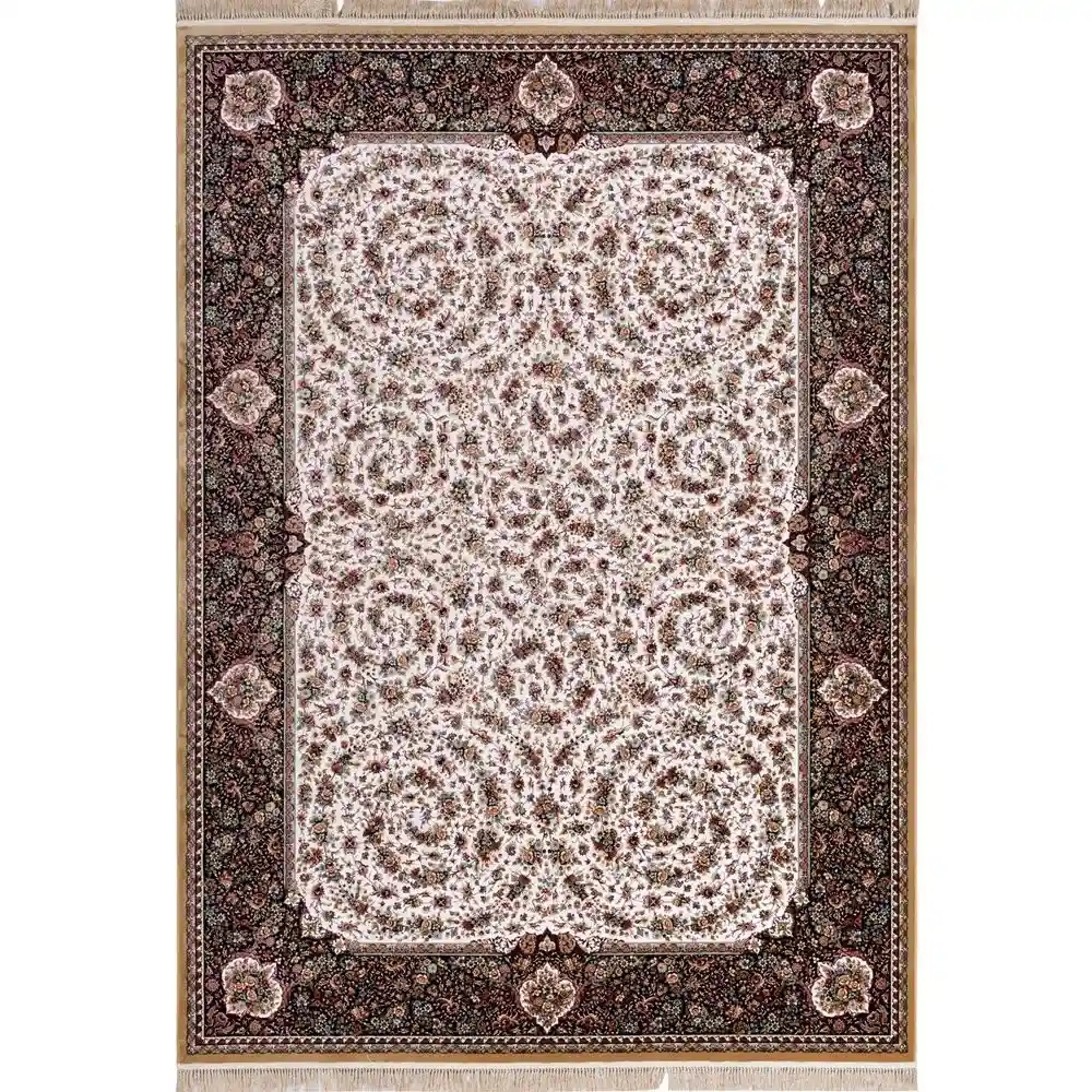 خرید فرش ماشینی 10lu0440 کرم 1200 شانه